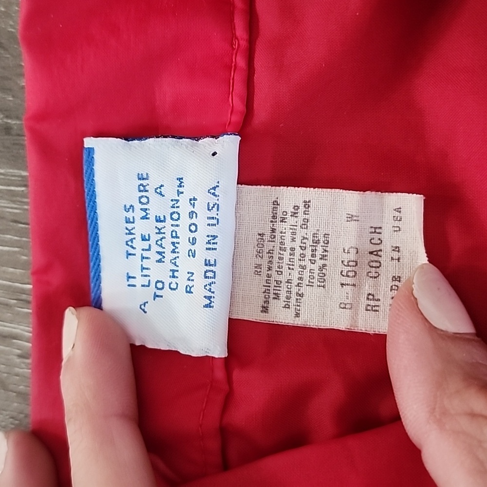 Vintage Champion Ripstop Coach Snap Front Jacket 'Fitness Center International' - Picture 4 of 8